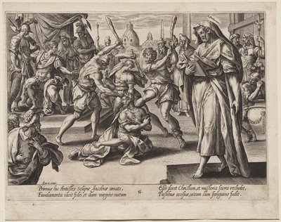 Św. Jakub Mniejszy autorstwa Hendrick Goltzius