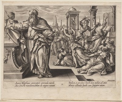 Św. Mateusz autorstwa Hendrick Goltzius