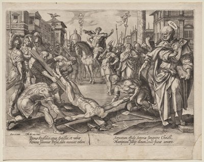 Święty Piotr autorstwa Hendrick Goltzius