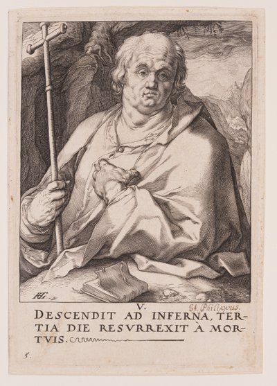 Filip, od Chrystusa, Apostołów i św. Pawła z Credo autorstwa Hendrick Goltzius