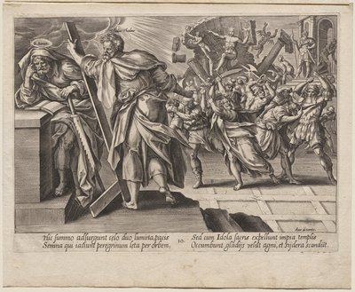 Św. Judasz Tadeusz i Szymon Zelota autorstwa Hendrick Goltzius