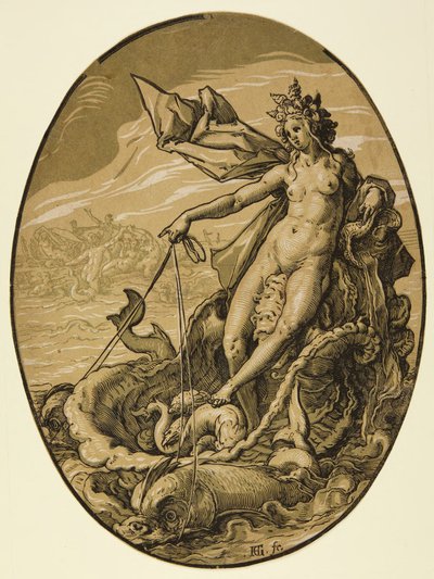 Tetys autorstwa Hendrick Goltzius