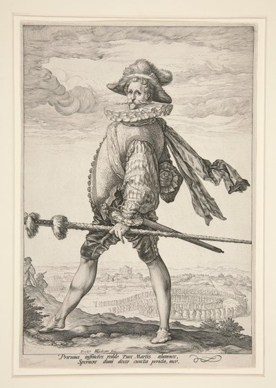 Kapitan piechoty autorstwa Hendrick Goltzius