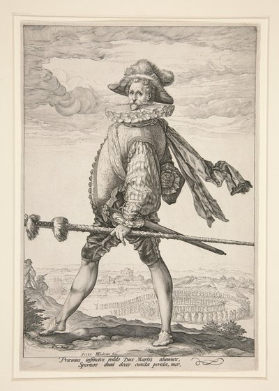 Kapitan piechoty autorstwa Hendrick Goltzius