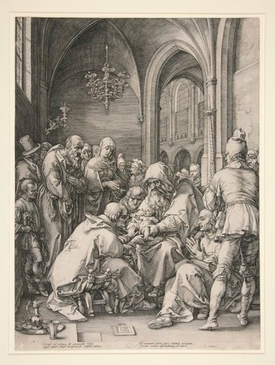 Obrzezanie autorstwa Hendrick Goltzius