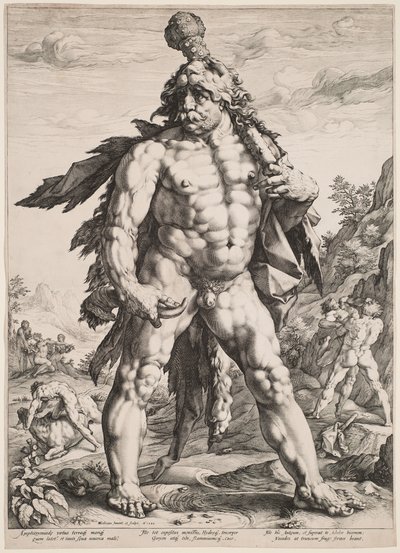 Wielki Herkules autorstwa Hendrick Goltzius