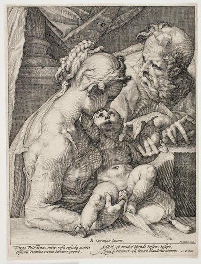 Święta Rodzina autorstwa Hendrick Goltzius