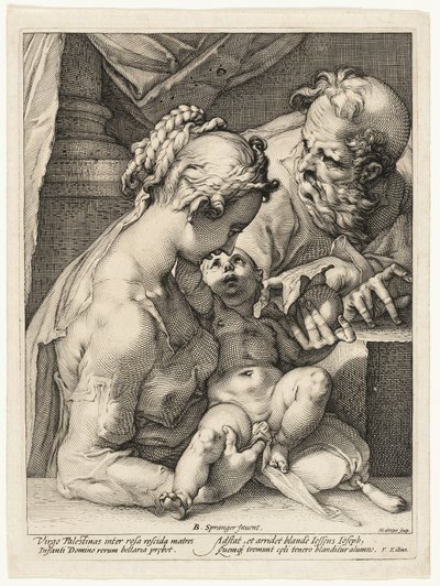 Święta Rodzina autorstwa Hendrick Goltzius