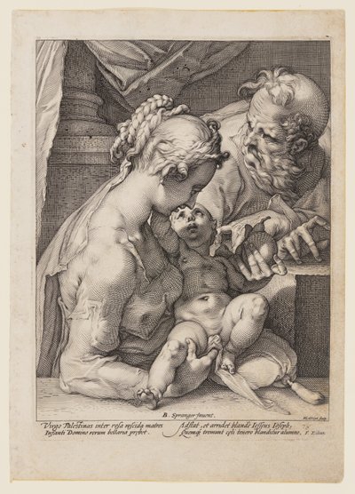Święta Rodzina autorstwa Hendrick Goltzius