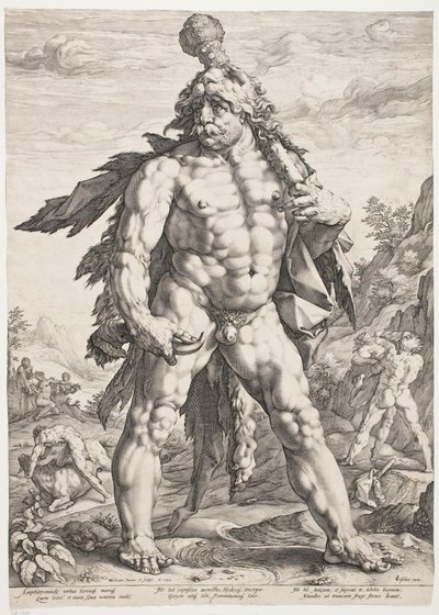 Wielki Herkules autorstwa Hendrick Goltzius