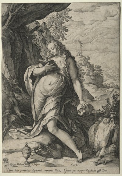 Magdalena w pokucie autorstwa Hendrick Goltzius