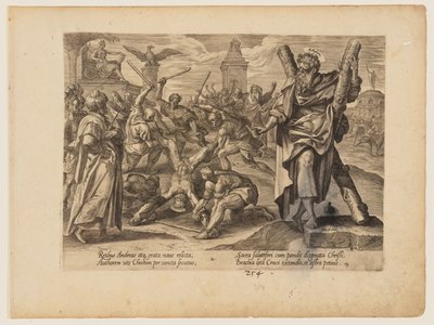 Męczeństwo świętego Andrzeja, z Męczeństwo Chrystusa i Apostołów autorstwa Hendrick Goltzius