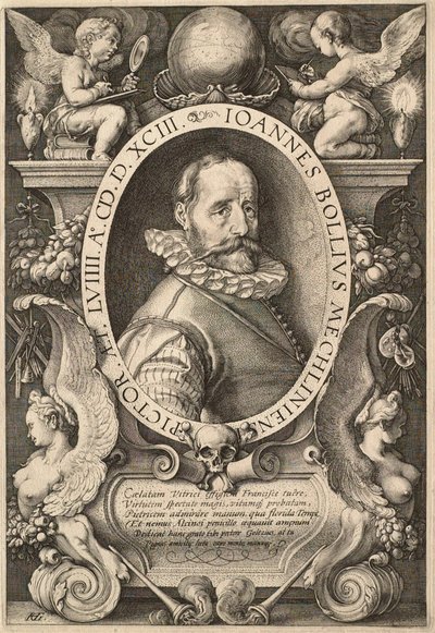 Malarz Hans Bol (1534-1593) autorstwa Hendrick Goltzius