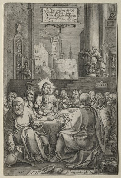 Pasja autorstwa Hendrick Goltzius