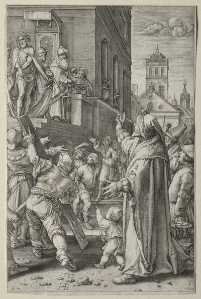 Pasja: Ecce Homo autorstwa Hendrick Goltzius