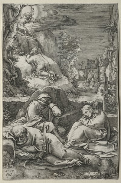 Pasja: Agonia w ogrodzie autorstwa Hendrick Goltzius