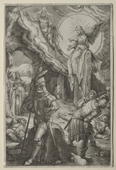 Pasja: Zmartwychwstanie autorstwa Hendrick Goltzius
