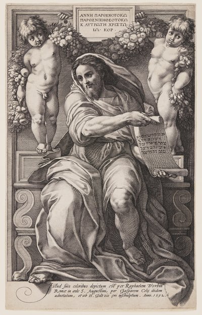Prorok Izajasz autorstwa Hendrick Goltzius