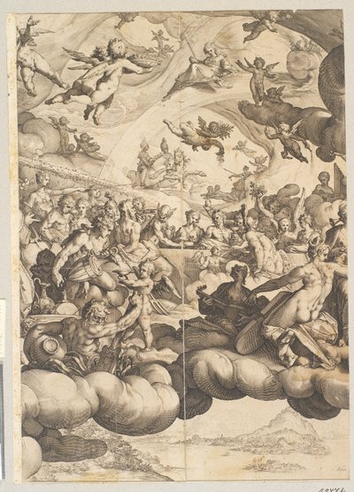 Wesele Kupidyna i Psyche autorstwa Hendrick Goltzius