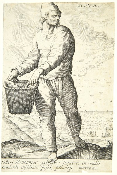 Woda (Aqua) autorstwa Hendrick Goltzius