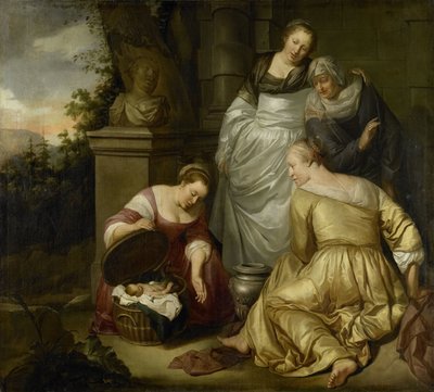 Erichthonius odnaleziony przez córki Cecrops autorstwa Hendrick Heerschop