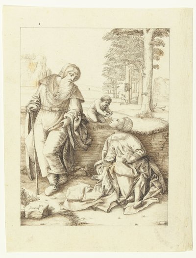 Święta Rodzina autorstwa Hendrick Hondius (I)