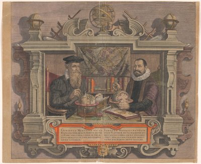 Portret Jodocusa Hondiusa i Gerarda Mercatora autorstwa Hendrick Hondius (rejected attribution)