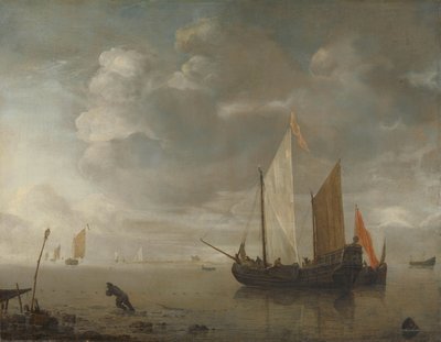 Spokojne morze autorstwa Hendrick Jacobsz. Dubbels