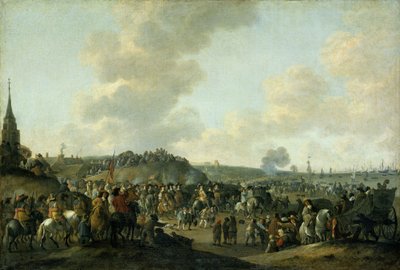 Wyjazd Karola II z Anglii z Scheveningen autorstwa Hendrick de Meijer