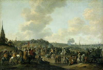 Wyjazd Karola II z Anglii z Scheveningen, 2 czerwca 1660 r autorstwa Hendrick de Meijer