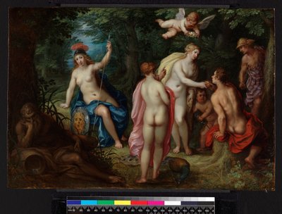 Wyrok Paryża, przed 1632 autorstwa Hendrick van Balen