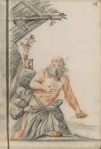 Skruszony Hieronim autorstwa Hendrick van Beaumont