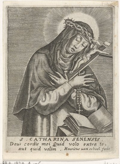 Św. Katarzyna ze Sieny autorstwa Hendrick van Schoel