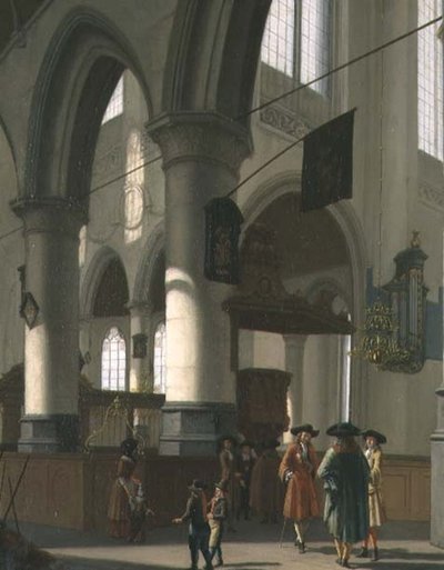 Wnętrze kościoła autorstwa Hendrick van Streeck