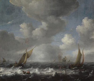 Pejzaż morski autorstwa Hendrick van de Sande Bakhuyzen
