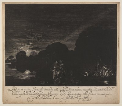 Ucieczka do Egiptu autorstwa Hendrick von Goudt