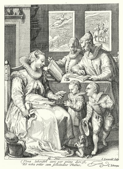 Rano (grawerowanie) autorstwa Hendrik (after) Goltzius