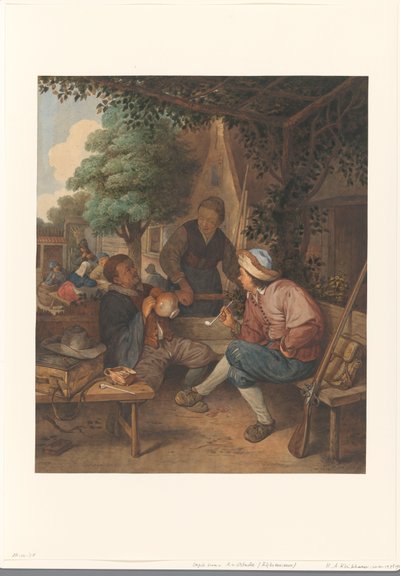 Odpoczywający podróżnicy autorstwa Hendrik Abraham Klinkhamer