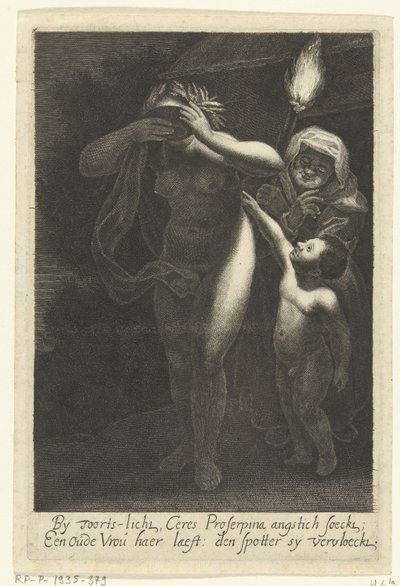 Ceres i Stellio autorstwa Hendrik Bary