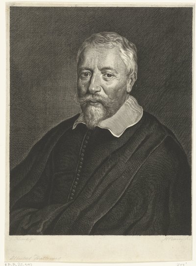 Portret Albertusa Huttenusa autorstwa Hendrik Bary