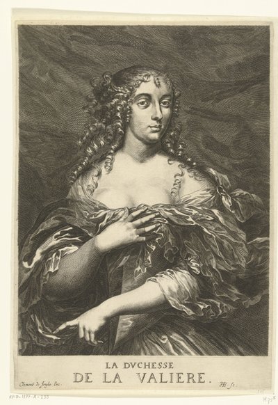 Portret Louise Françoise de La Baume Le Blanc de la Vallière autorstwa Hendrik Bary
