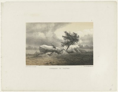 Dolmen w Valthe Dolmen w Valthe (tytuł na obiekcie) autorstwa Hendrik Dirk Kruseman van Elten