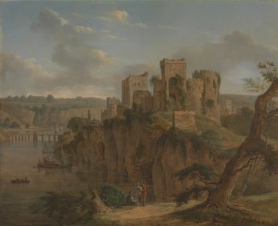 Zamek Chepstow autorstwa Hendrik Frans de Cort