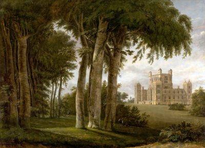 Wollaton Hall, Nottingham, 1795 autorstwa Hendrik Frans de Cort