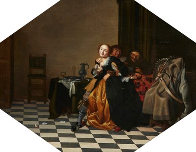 Scena w burdelu autorstwa Hendrik Gerritsz Pot