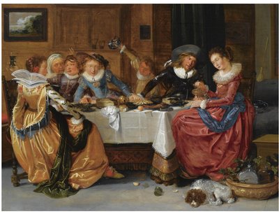 Merry Company autorstwa Hendrik Gerritsz Pot