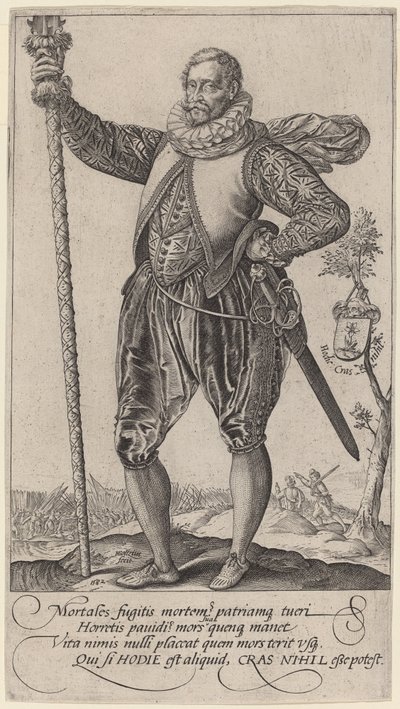 Szczupak zwrócony w lewo autorstwa Hendrik Goltzius