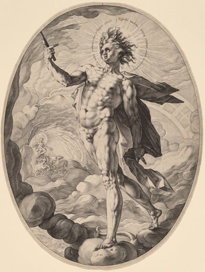 Apollo autorstwa Hendrik Goltzius