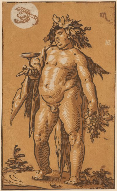 Bachus autorstwa Hendrik Goltzius