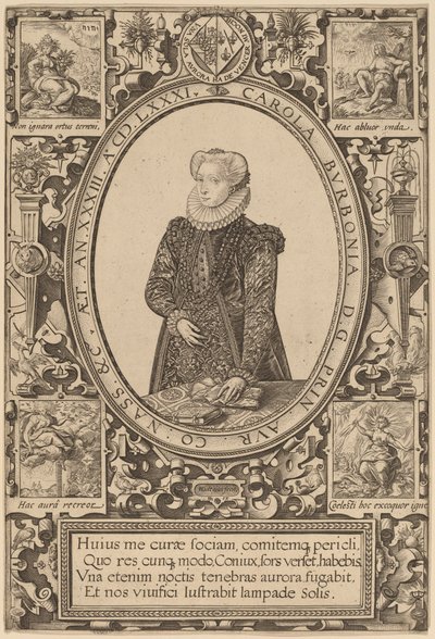 Charlotta Burbońska autorstwa Hendrik Goltzius